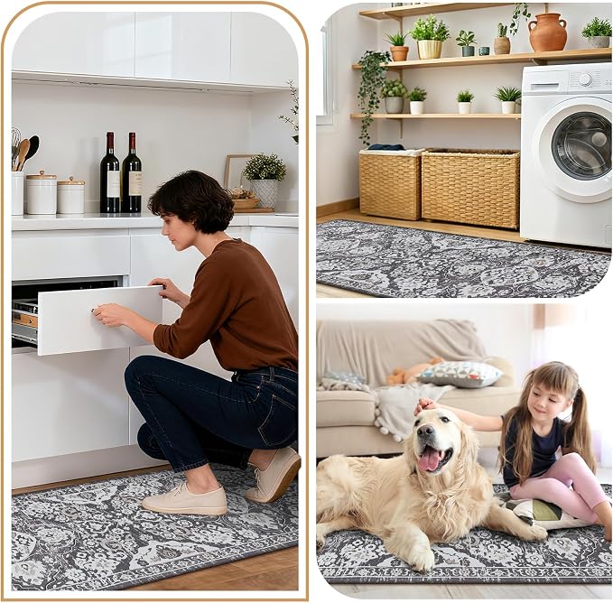 Ileading Anti Fatigue Kitchen Rugs Sets of 2 Cushioned Kitchen Mats - Image 7