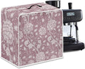 Red William Morris Coffee Maker Cover – Dust Protection Stain Resistant by PJHEQOXE