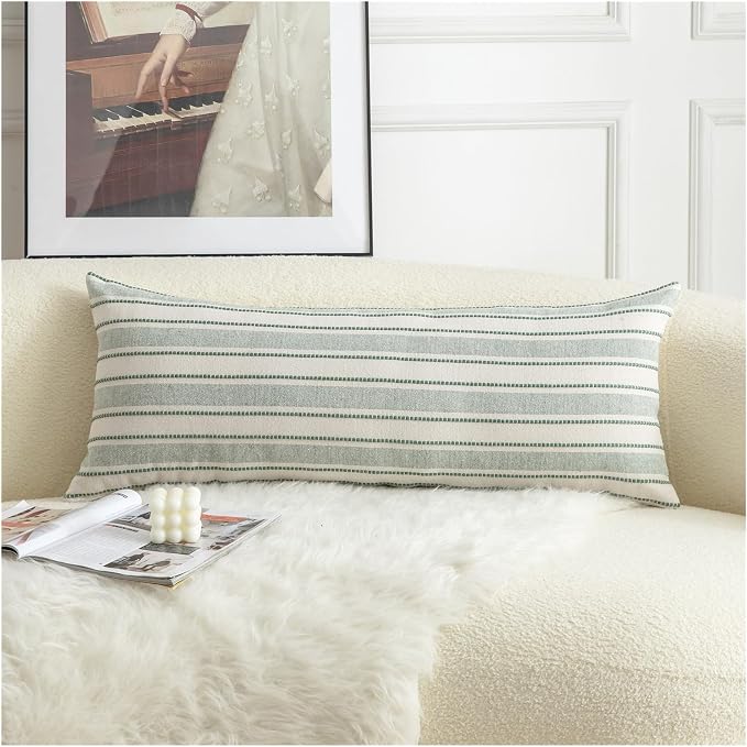 Decorative Boho Lumbar Pillow Covers, Modern Farmhouse Couch Pillowcase by Cethom