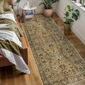 Tangsoo Floral Runner Rug 2x6 Washable Rug by Tangsoo
