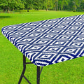 Smiry Rectangle Picnic Table Cloth, Waterproof Elastic Fitted Outdoor by Smiry
