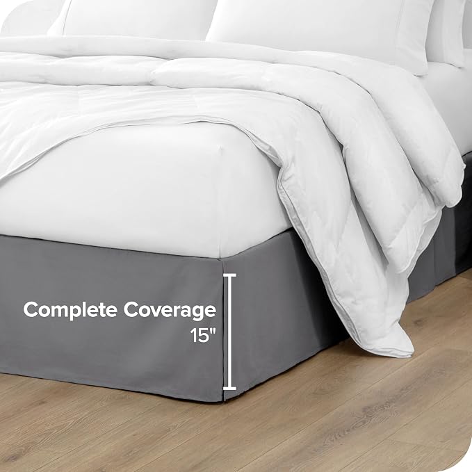 Bare Home Kids Twin Bed Skirt - Image 4