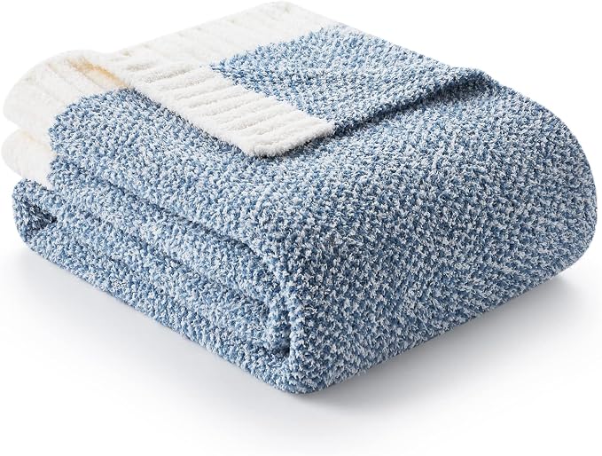 Snuggle Sac Heather Blue Throw Blanket by SnuggleSac