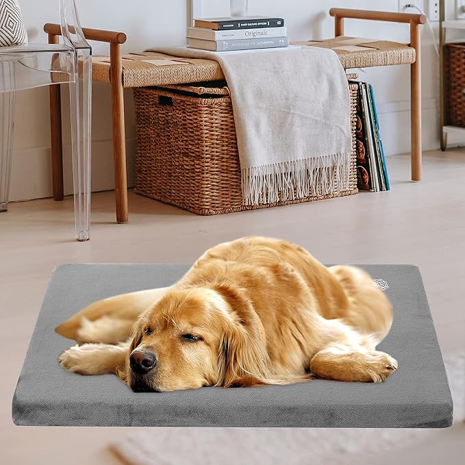 EMPSIGN Stylish Dog Bed Mat Dog Crate Pad Mattress Reversible, Water Proof - Image 5