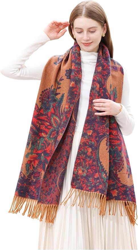 Wander Agio Warm Fashion Scarf Long Shawl Large Blanket Winter Wraps Scarves by WanderAgio