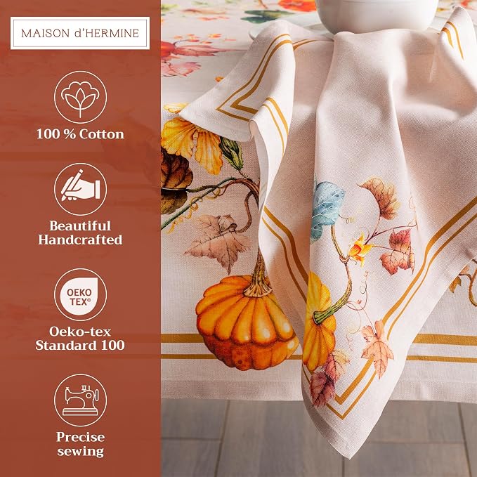 Maison d' Hermine Cloth Napkins Set of 4 100% Cotton - Image 2
