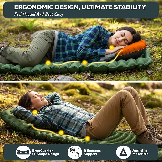 Gear Doctors® Ether 17.5oz Ultralight Camping Sleeping Pad – Backpacking Air - Image 6