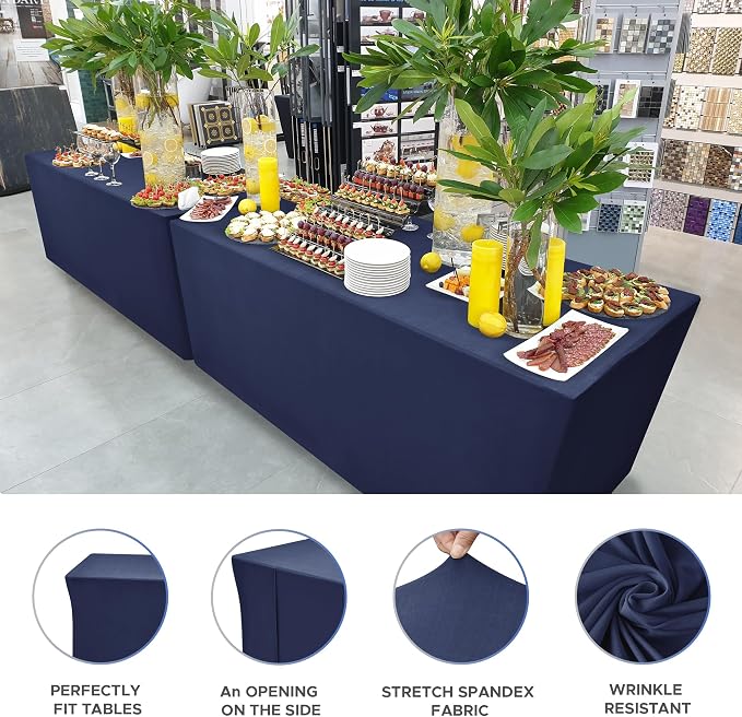 Nasitos Fitted Table Covers Stretch Spandex - Image 3
