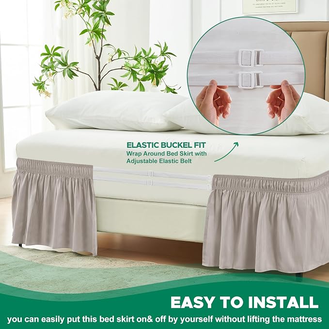 Biscaynebay Wrap Around Bed Skirts - Image 4
