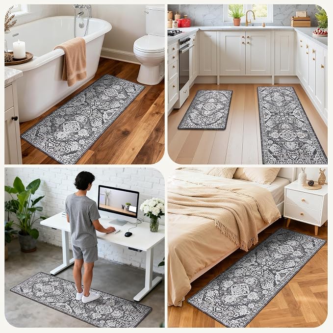 Ileading Anti Fatigue Kitchen Rugs Sets of 2 Cushioned Kitchen Mats - Image 8