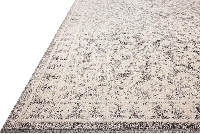 Loloi Magnolia Home by Joanna Gaines Gigi Collection GIG-01 Grey/Ivory 2'-7" x - Image 5