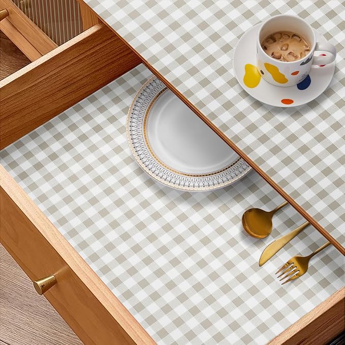 Drawer and Shelf Liner, Non-Slip Kitchen Cabinet Liners Non-Adhesive Thick - Image 9