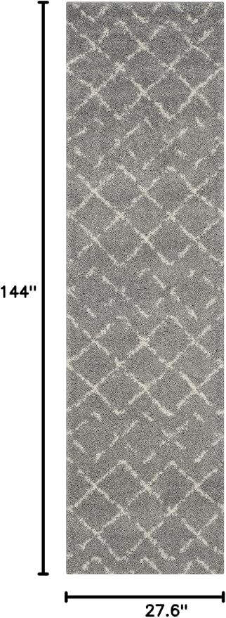 SAFAVIEH Arizona Shag Collection Runner Rug - Image 2
