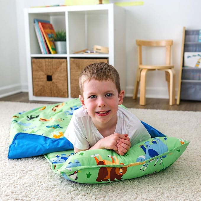 Wildkin Kids Original Nap Mat – Cozy Kids Sleep Mat - Image 2