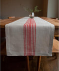 Solino Home Linen Striped Table Runner 48 Inches by SolinoHome