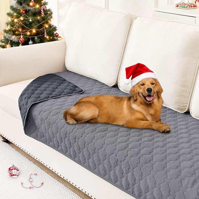 Smiry Waterproof Dog Bed Cover Blanket, Soft Reversible Pet Blanket, Washable by Smiry