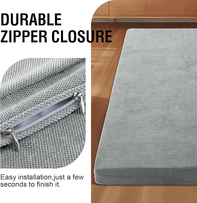 H.VERSAILTEX Full Size Armless Futon Mattress Covers - Image 4
