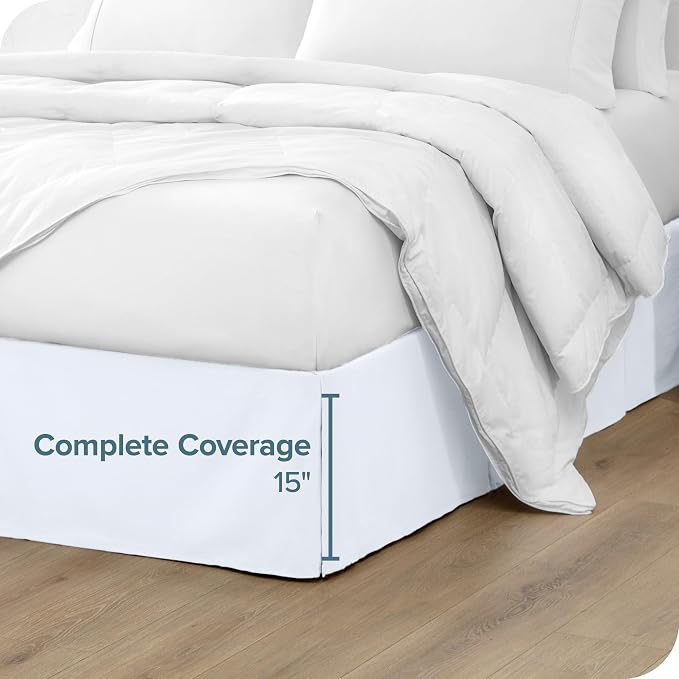 Bare Home Twin XL Bed Skirt - Image 4