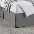 Nestl Grey Blue Bed Skirt Cal King Size by Nestl