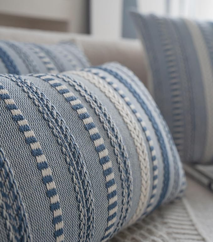 Boho Lumbar Pillow Covers 14x36 Long, Farmhouse Decorative Couch Pillow Cases - Image 3