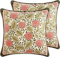 Square Throw Pillow Covers Pack of 2, Decoration Pillows Cushion Covers by bilingaier