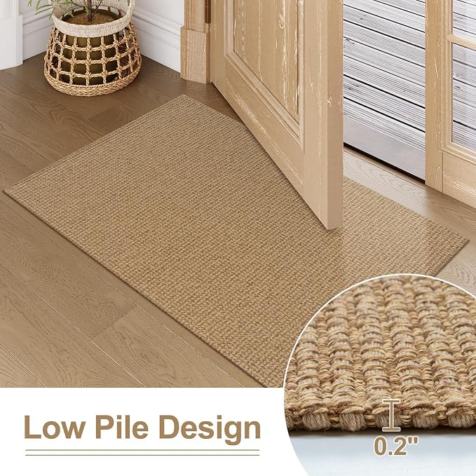 Uphome Kitchen Runner Rug, 2x4'3 Washable Boho Rug Runners - Image 4