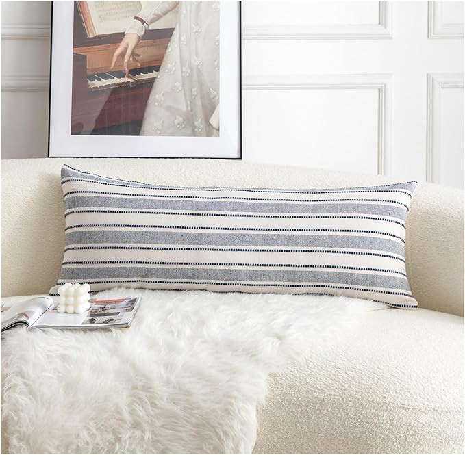 Decorative Boho Lumbar Pillow Covers, Modern Farmhouse Couch Pillowcase by Cethom