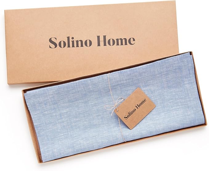 Solino Home Linen Table Runner 120 Inches Long - Image 5