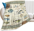 Fishing Blanket Gifts for Men and Kids by citari