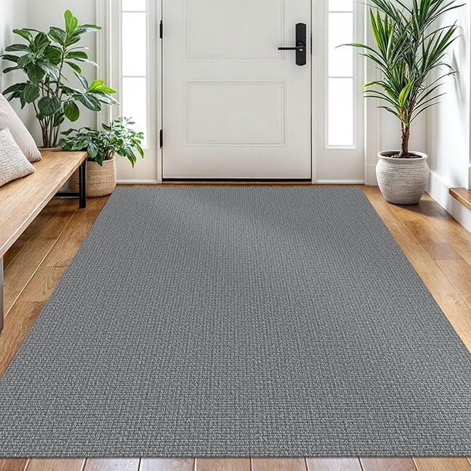 EARTHALL Washable Area Rug 4x6 Ft Non Slip Rugs by EARTHALL