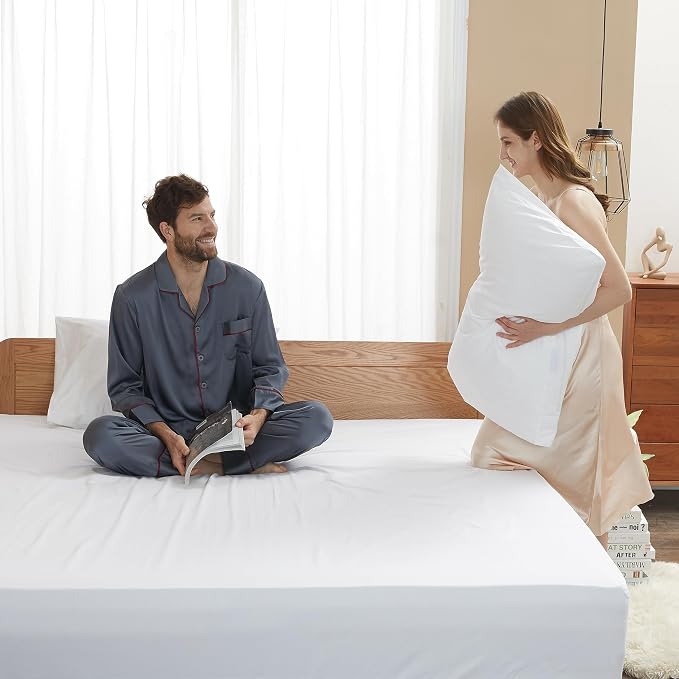 Sunflower Twin Fitted Sheet, 1-Piece Deep Pocket Fitted Bottom Sheet 15" - Image 8