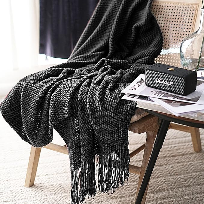 LOMAO Knitted Throw Blanket - Image 3