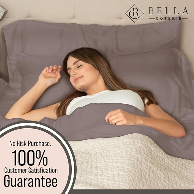 Bella Coterie Luxury Bamboo Viscose Twin XL Size Sheet Set | 100% Organically - Image 5