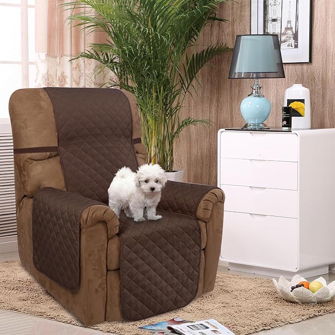 U-NICE HOME Recliner Chair Covers Reversible Chair Cover Pet Covers - Image 2