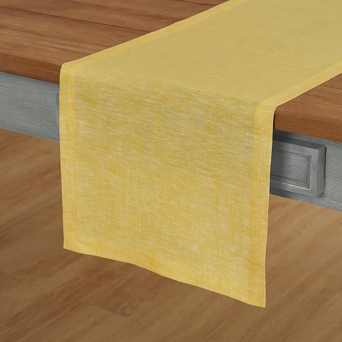 Solino Home Linen Table Runner 120 Inches Long by SolinoHome