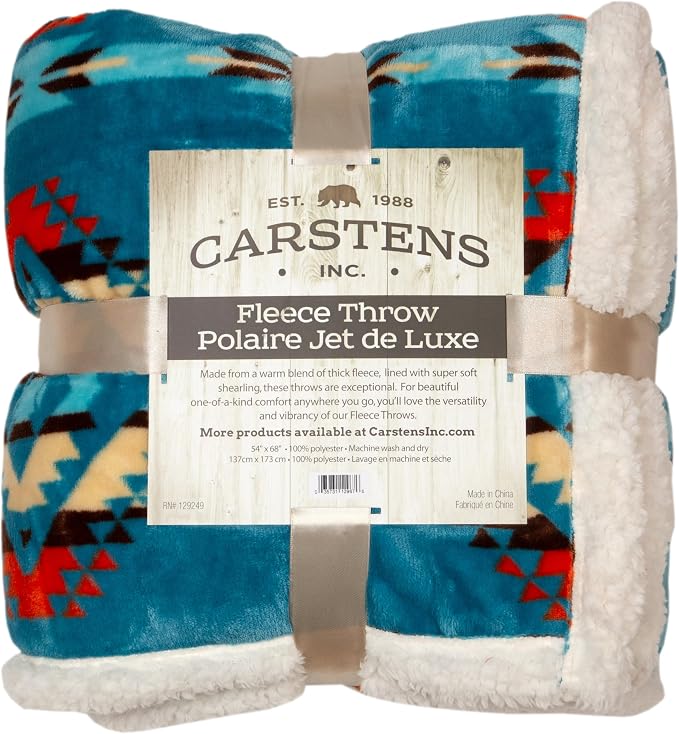 CARSTENS, INC. Ultra Premium Super Soft Plush Sherpa Fleece Oversized Throw - Image 5
