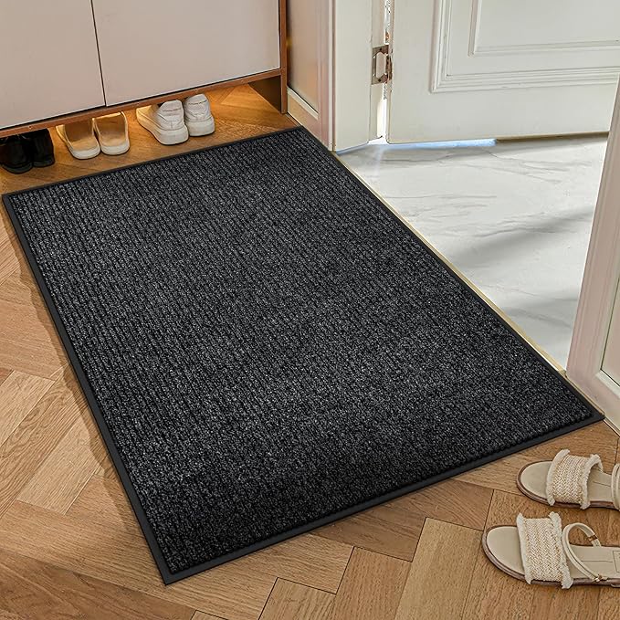 Azadx 2'x3' Front Door Mat Heavy Duty Indoor Outdoor Door Mat Non-Slip Backing - Image 2