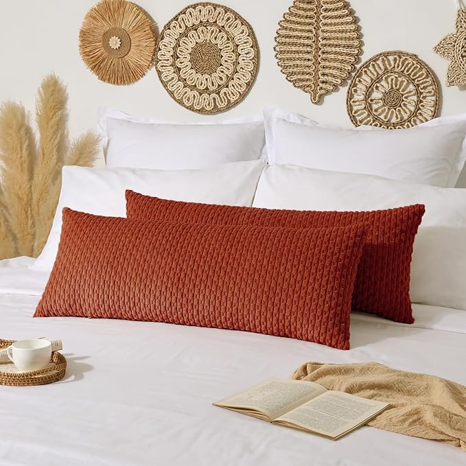 Kevin Textile 20x54 Inch Long Body Lumbar 1 Pack Boho Decorative Throw Pillow - Image 2