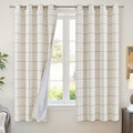 Linen Blackout Curtains for Bedroom by Lajode