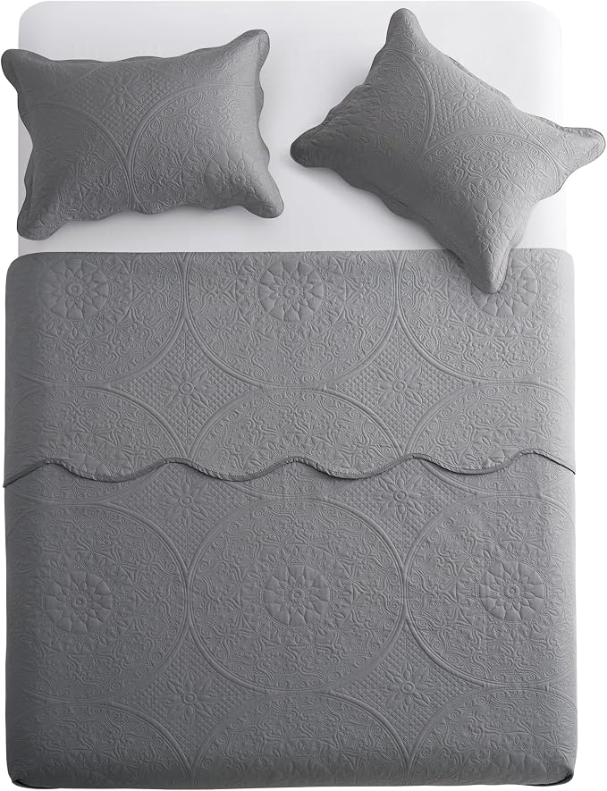 IR Imperial Rooms Twin Quilt Bedding Set Size + 1 Pillow Shams - Image 2