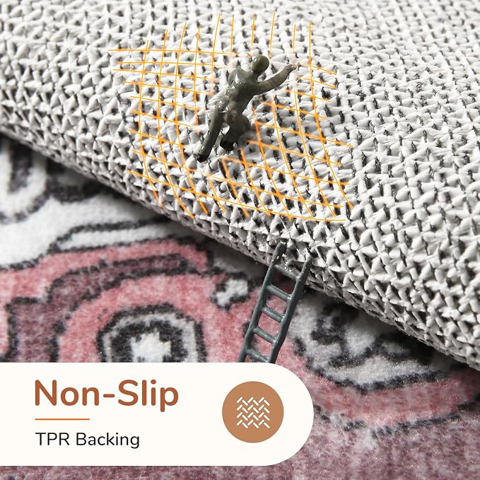 OPPODREAM Thin 10x14 Area Rugs, Washable Rugs 10x14 - Image 4