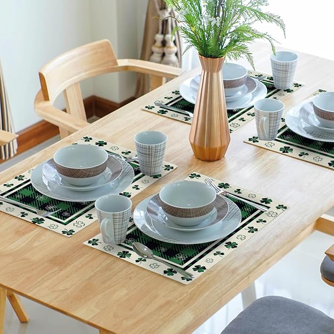 Giwawa Lucky Clover Placemats Set of 4 - Image 7