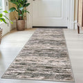 2x5 Modern Abstract Runner Rug for Hallways, Non-Shedding Washable Rug for by SiiloomRug