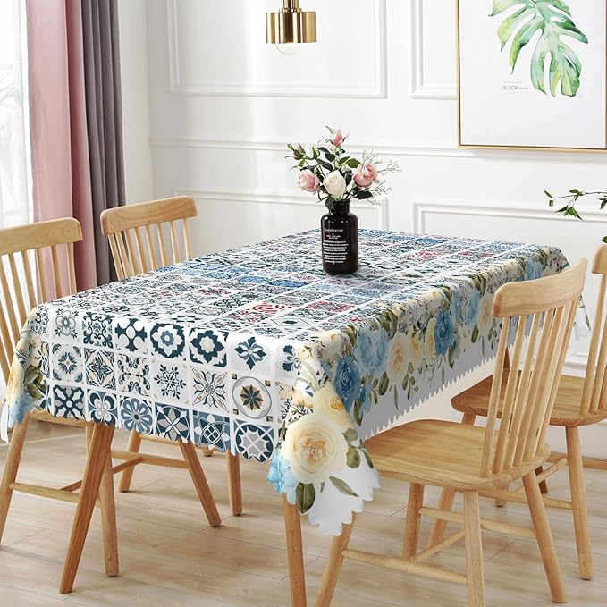 54x108inches Moroccan Tablecloth Oriental Eastern Pattern by TTQYFNM