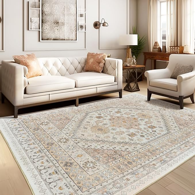 zesthome 6x9 Area Rug, Super Soft Washable Rugs - Image 3