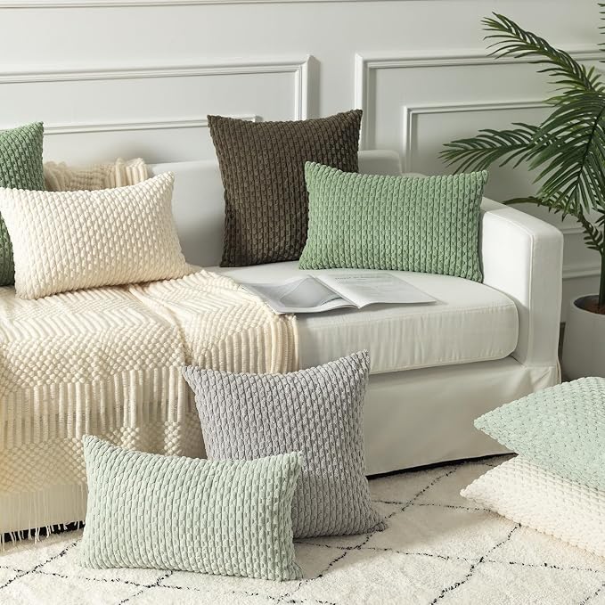 Kevin Textile 14x24 Inch Pillow Cover 1 Pack Boho Decorative Soft Striped - Image 7