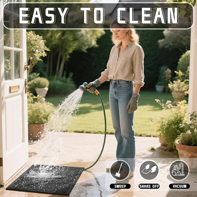 Yimobra Extra Large Door Mat 60x36, Waterproof Sturdy Outdoor Mats - Image 6
