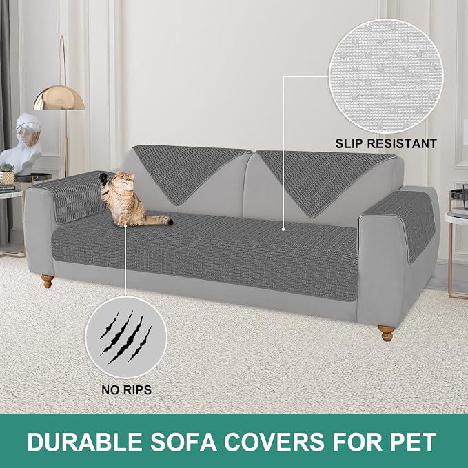 Foxdecor Couch Cover Sofa Covers Washable, Dog Bed Cover Couch Covers - Image 4