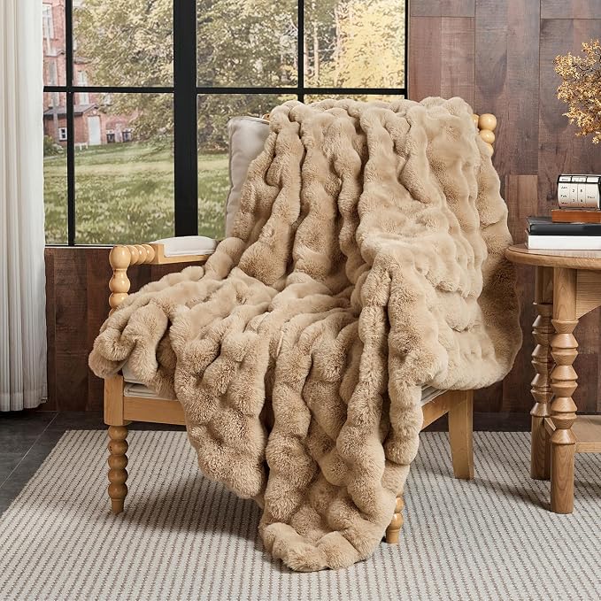 Lotus Karen Faux Fur Blanket by LotusKaren