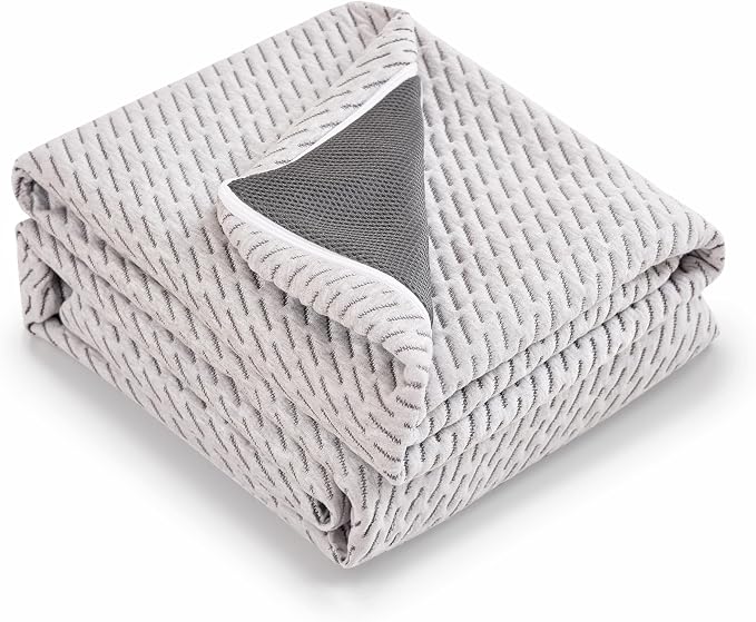 Subrtex Cover for Mattress Topper Full Size 2 Inch Mattress Topper Protector by Subrtex